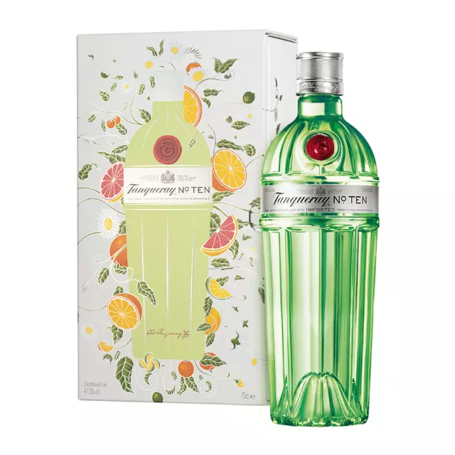 (41,54€/l) Tanqueray Ten Gin in Geschenkverpackung 47,3% 0,7 l Flasche