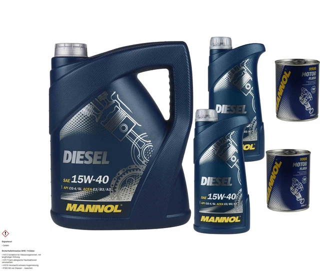 7L Olio Motore mannol SAE 15W-40 Diesel