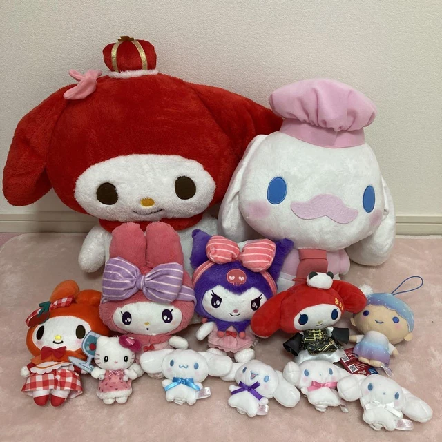 SANRIO KUROMI CINNAMON Roll My Melody Kikirara Big Stuffed Toy O 106.