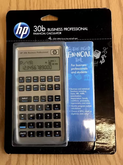 HP 30B Business Professional Financial Calculator