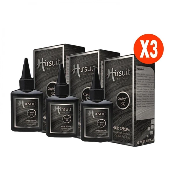 3X Hirsuit Hair Serum Anti-Hair Loss and Hair Regrowth Prevention 45ml