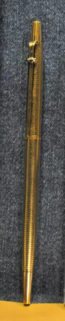 "Caran d'Ache" CdA MADISON  Barley Gold Plated "G" Swiss  Ballpoint pen c.1973's