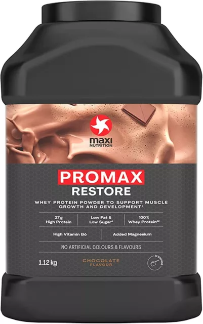 Polvere Maximuscle Promax | Ripristina polvere di proteine concentrate di siero di latte per muscoli taglia