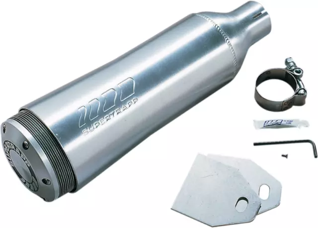 SuperTrapp 4" Aluminum Universal Slip-On Muffler 1.75" Inlet 412-17500 4MCU-1750