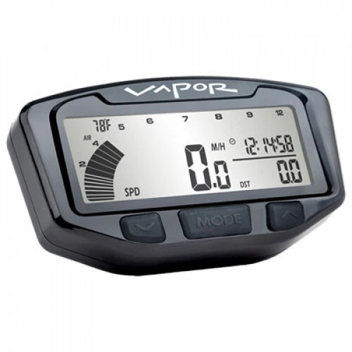 Trail Tech Vapor Speedometer/Tachometer Stealth 752-115 for Motorcycle
