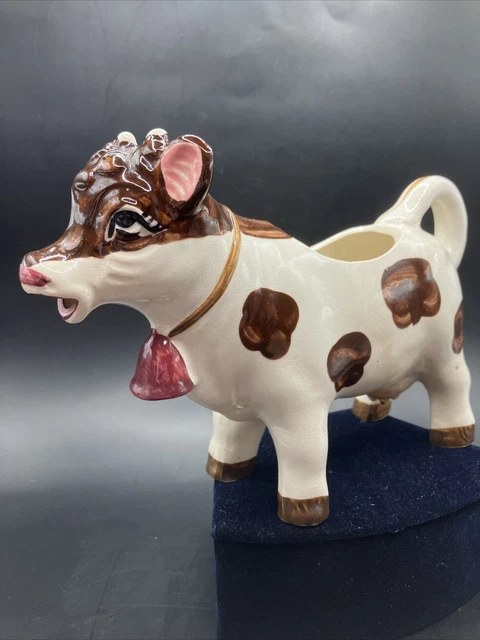Vintage Hand Painted Daisy The Dairy Cow Cream Pitcher