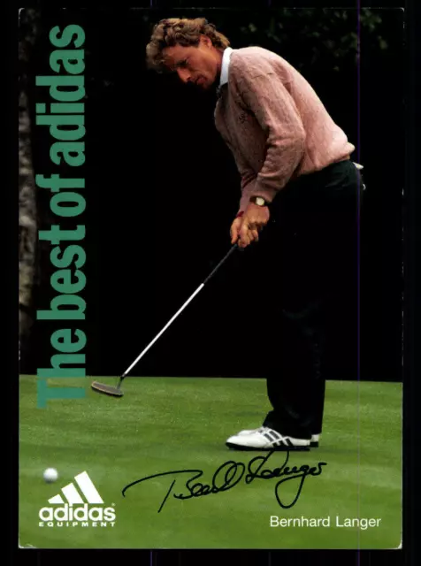 Bernhard Langer Autogrammkarte Original Signiert Golf +A33210