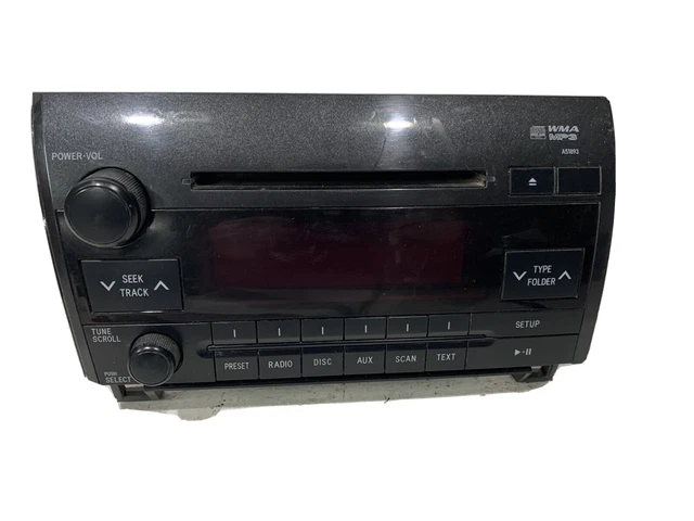 2010-2013 TOYOTA TUNDRA CD radio stereo 86120-0C290 A51893
