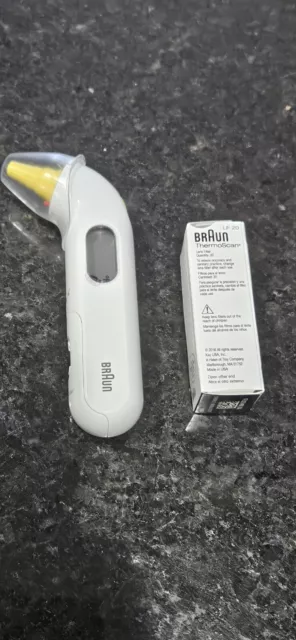 Braun ThermoScan 3 Compact Ear Thermometer Gentle Accurate High Speed