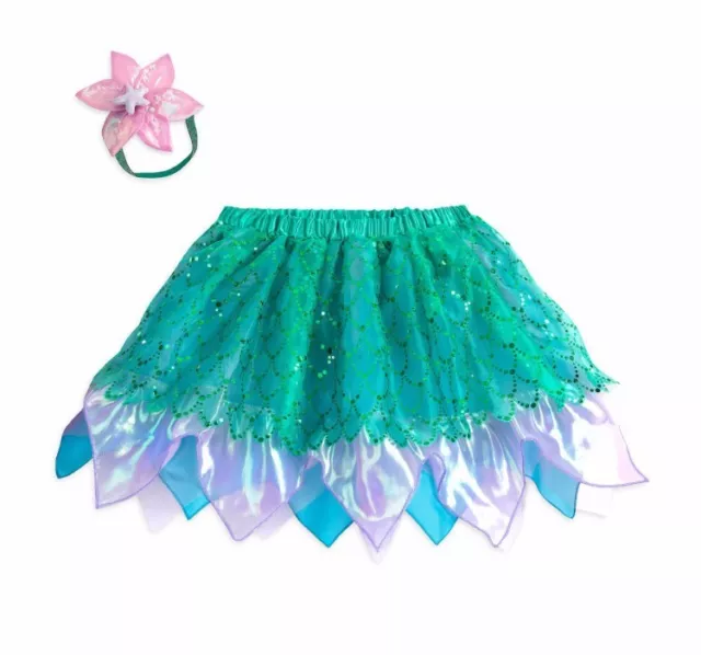 Neuf Disney Ariel Tutu ensemble pour préadolescents taille 11/12