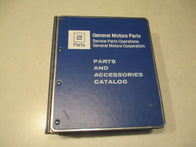 Gm Binder Buick Chevrolet Oldsmobile Pontiac Cadillac Parts Catalog Book Binder