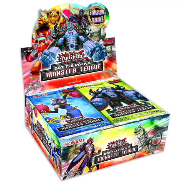 Yu-Gi-Oh! YGO Battle Pack 3 Monster League - Display deutsch OVP 1. Auflage