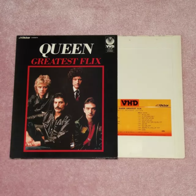 QUEEN Greatest Flix - RARE 1983 JAPAN VHD VIDEO DISC (VHM58019) [LaserDisc]