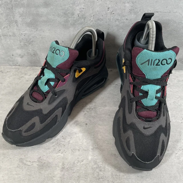 WOMENS AIR MAX 90 Lea Bordeaux Black White Size 10 921304 601