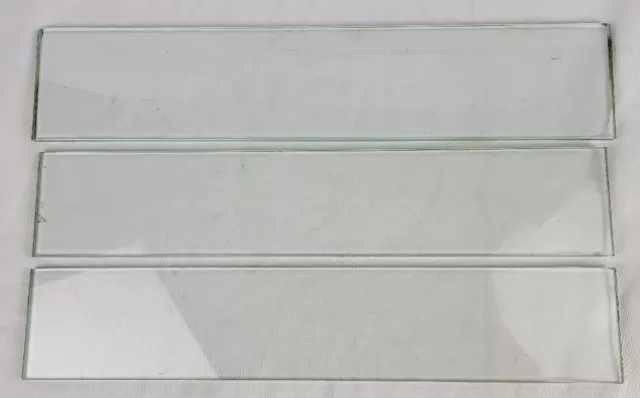 Antique National Cash Register Glass (3 pcs) NCR Model 356-G c1911
