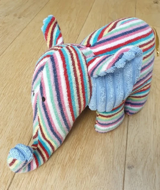 Toy Maypole JELLYCAT MAYPOLE STRIPED Elephant - Chime Rattle Soft Toy Plush £8.99 ...