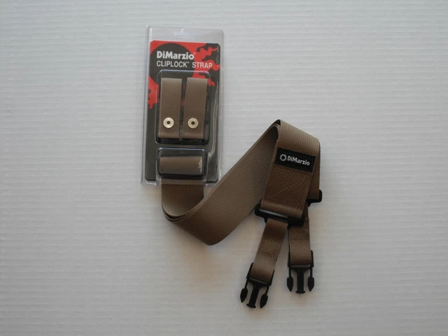 Dimarzio Short Cordura Cliplock Strap 2 Inch Wide Marine Green Dd2220S