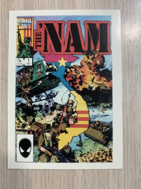 The Nam  #1  Marvel Superheroes First Issue Covers Card Nm 1990 Beautiful
