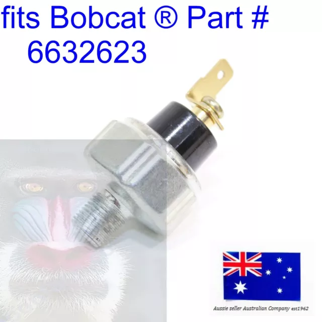 for Bobcat Engine Oil Pressure Sensor Switch 6632623 642 742 Crankcase Block