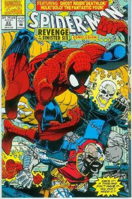 Spiderman # 23 (Erik Larsen, guests: Hulk, Ghost Rider) (USA, 1992)