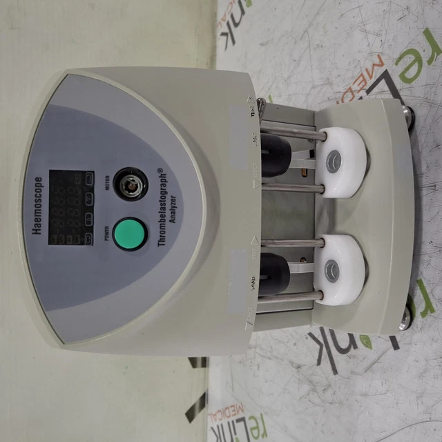HAEMONETICS HAEMOSCOPE THROMBELASTOGRAPH Model 5000 Hemostasis Analyzer ...