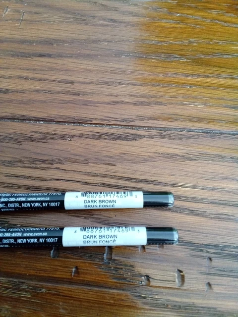 Avon True Color GLIMMERSTICKS Brow Definer Dark Brown Sealed New ~2  pencils~