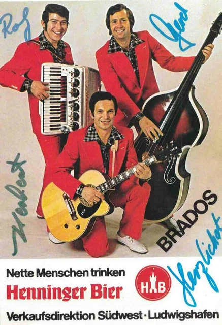 AUTOGRAMMKARTE - DIE Brados - Original Signiert EUR 4,50 - PicClick DE