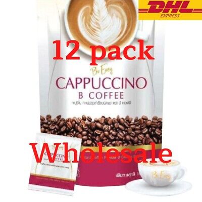 x12 Easy B café capuchino dieta de desintoxicación instantánea pérdida de peso 70 kcal.