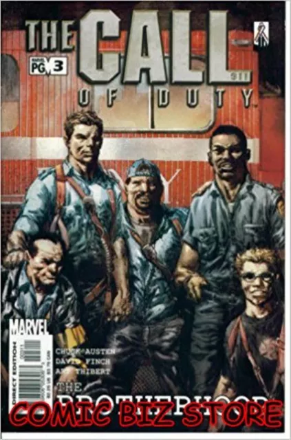 The Call Of Duty: Brotherhood #3 (2002) 1St Printing Bag & Boarded Marvel Comics