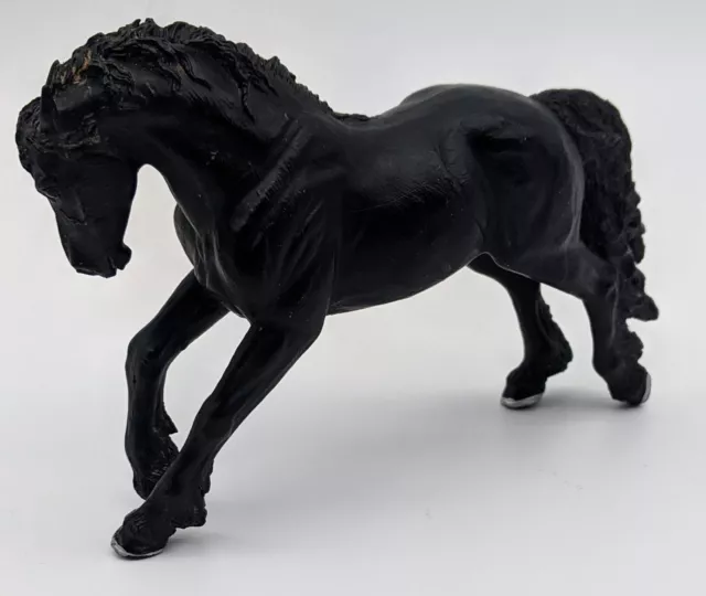 Black Stallion Friesian Horse Safari Ltd. Retired Figure 2005