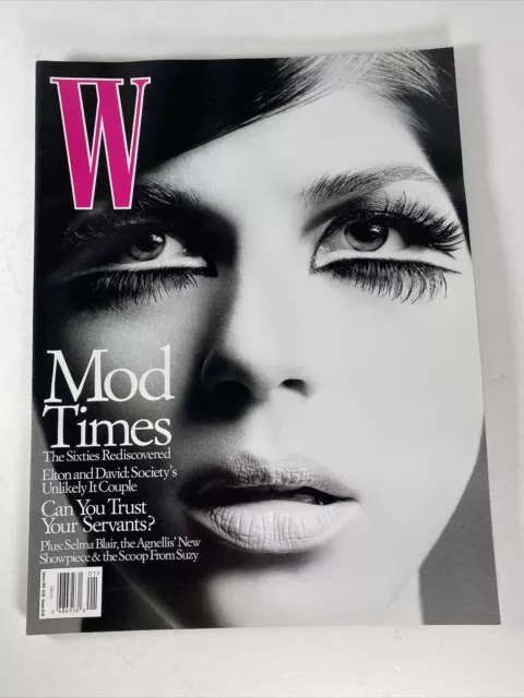 W Magazine January 2003 Selma Blair Elton John David Furnish Sam Rockwell WN