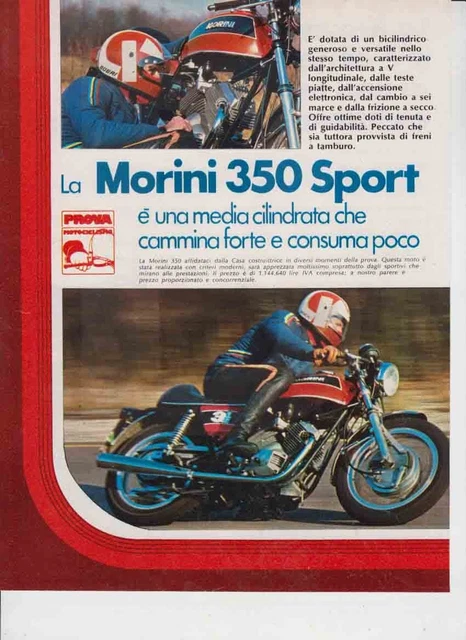 Publicité TEST MOTO – Motom 121 Cross 50 1969 – Motoitaliane Motosport Epoca