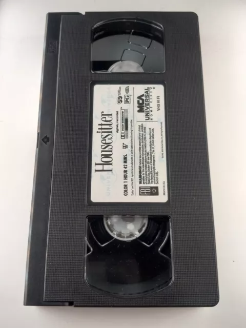 HOUSESITTER (VHS) 1992 Steve Martin, Goldie Hawn, Dana Delany TESTED $2 ...