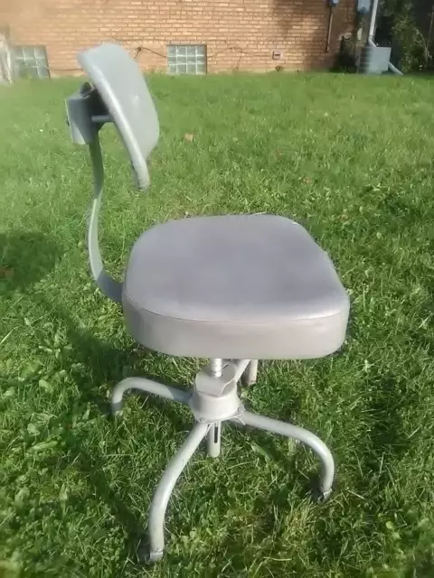 Machine Era Swivel Mechanics Chair Mid Century by Cole Steel like SteelCase MCM