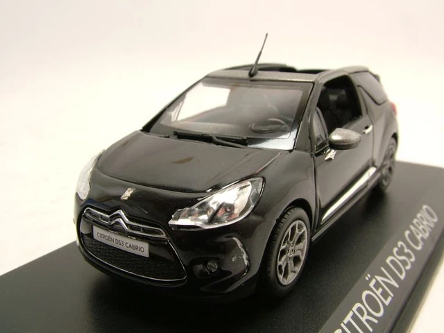 Citroen DS3 Cabriolet 2013 Noir Maquette de Voiture 1:43 Norev