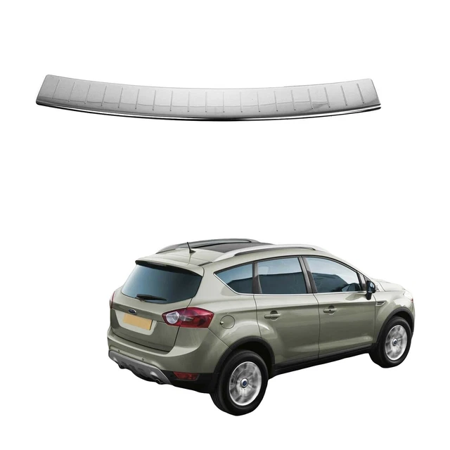 Seuil De Chargement Pare-chocs Pour Ford Kuga 1 (2008-2012) – Inox Chromé – Protection Anti-rayures - 5