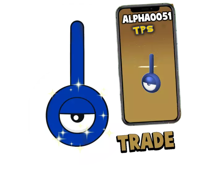 Pokémon GO Shiny Unown T - Trade 20.000 stardust (Read Describe