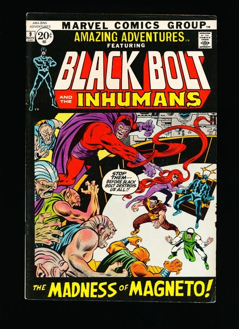Amazing Adventures #9 (Vol 1) – Nov 1971 – Marvel – Fn – Magneto Appearance