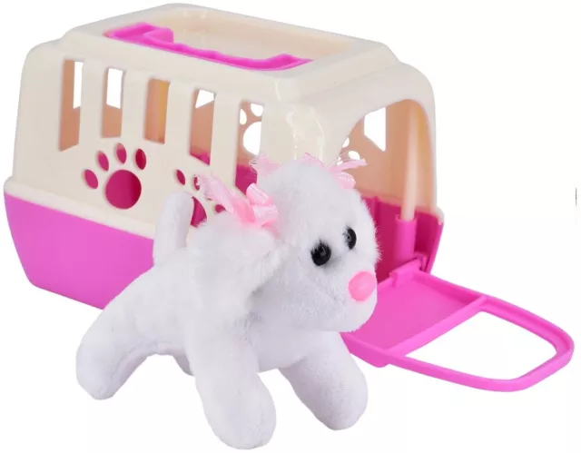 Kandytoys Puppy Pet Carrier  - Ty5305 Dog Puppies Vet Carry Box Cage Soft Plush