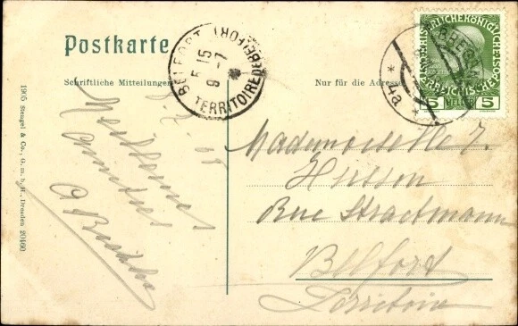 Ak Bregenz am Bodensee Vorarlberg, Hafeneinfahrt, Dampfer - 2677688 2