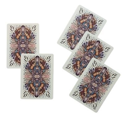 5 tarjetas de intercambio individuales libro de recortes de papel efímero diario basura papel de collage artesanías
