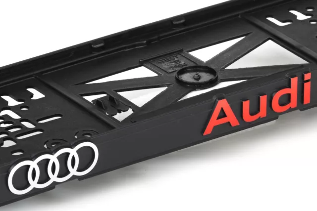 3D Efekt Audi Tuning Kennzeichenhalter Nummernschildhalter 1Paar/2Stücken AD-461