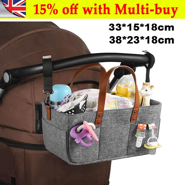 Baby Felt Diaper Caddy Nursery Storage Wipes Bag Nappy Kids Organizer ContainFC