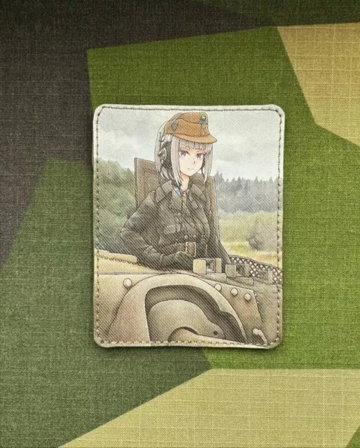 Patch "Ungarische Armee Mädel" Morale Aufnäher Klett Anime Abzeichen Outdoor BW