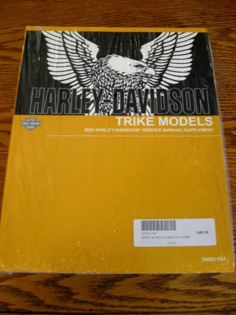 2024 Harley-Davidson TRIKE Service Manual Suppl. Free Wheeler FLRT NEW OEM