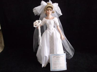 Ashton Drake Symbols of Love Collection "With this Ring" Porcelain Doll w/COA
