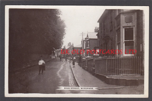 Essex - WIVENHOE, High Street, Real Photo.