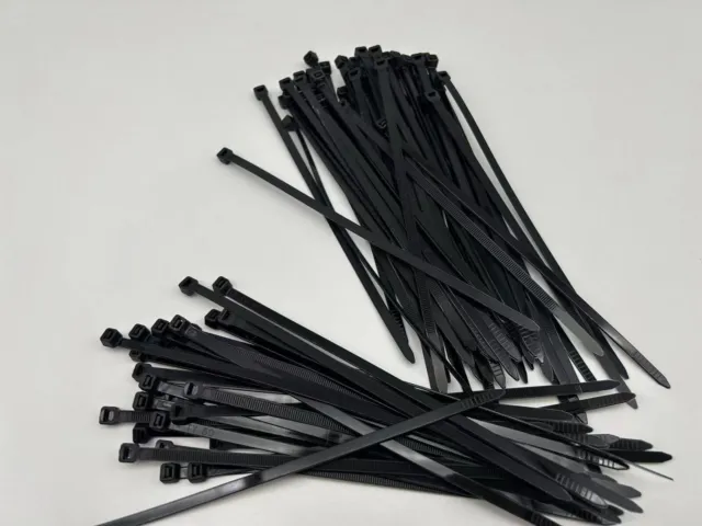 Brand New 4 in. Black Cable Ties, 13 Pack