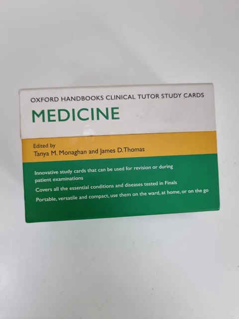 Medical School Flash Cards - Oxford Handbook of Clinical Tutors - RRP £15