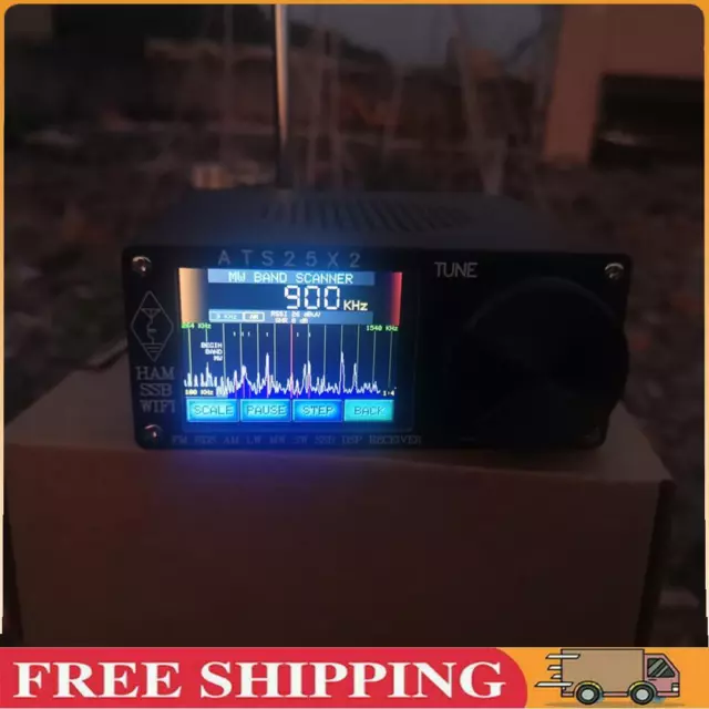 Full Band Radio Receiver Brightness Adjustment Digital Stereo Receiver ATS-25X2